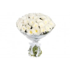 Buchet 31 crizanteme albe Anastasia